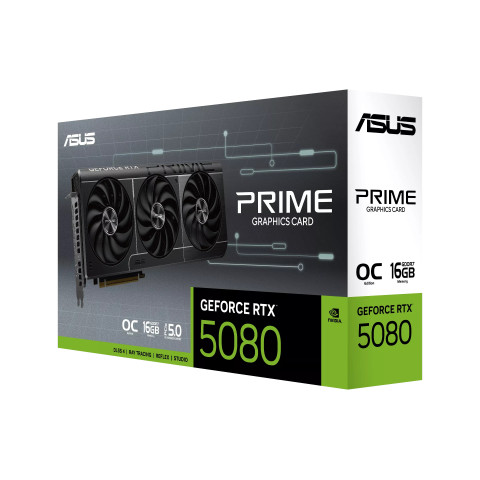 ASUS - 16GB GeForce RTX5080 Prime OC Edition GDDR7