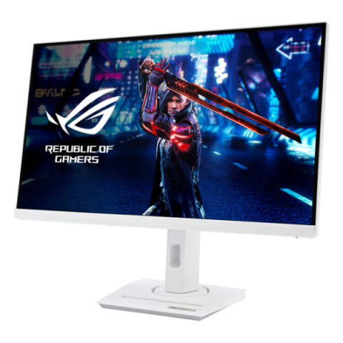 ASUS - 27" ROG Strix XG27ACS-W Gaming Monitor, QHD (2560x1440), 180Hz, 1ms, Fast IPS, USB Type-C, G-Sync, HDR, White