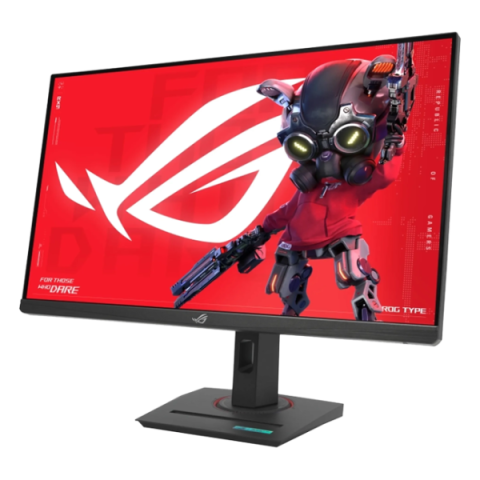 ASUS - 27" ROG Strix XG27ACG Gaming Monitor, QHD (2560x1440), 180Hz, 1ms, Fast IPS, USB Type-C, G-Sync, HDR, Aura Sync, Black