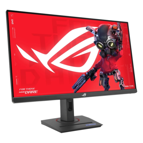 ASUS - 27" ROG Strix XG27ACG Gaming Monitor, QHD (2560x1440), 180Hz, 1ms, Fast IPS, USB Type-C, G-Sync, HDR, Aura Sync, Black