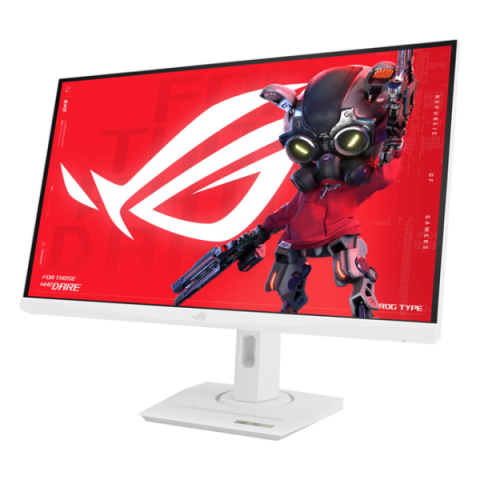 ASUS - 27" ROG Strix XG27UCG-W Dual mode Gaming Monitor, UHD (3840x2160), dual mode (4K 160Hz or FHD 320Hz), 1ms, USB Type-C, White