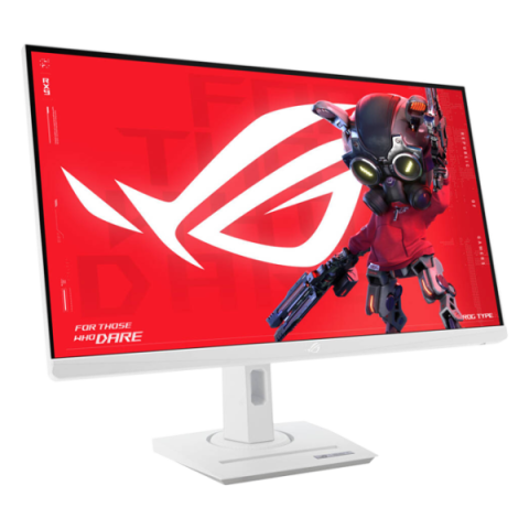 ASUS - 27" ROG Strix XG27UCG-W Dual mode Gaming Monitor, UHD (3840x2160), dual mode (4K 160Hz or FHD 320Hz), 1ms, USB Type-C, White