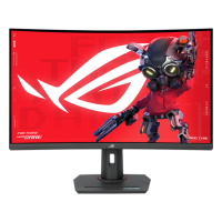 ASUS - 32" ROG Strix XG32WCMS Curved Gaming Monitor, QHD (2560x1440), 280Hz, 1ms, Fast VA, USB Type-C, HDR, Black