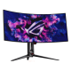 ASUS - 34" ROG Swift OLED PG34WCDM Curved Gaming Monitor, 240Hz, 0.03 ms, UWQHD (3440 x 1440), G-SYNC, ROG Smart KVM, Type-C, Black