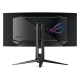 ASUS - 34" ROG Swift OLED PG34WCDM Curved Gaming Monitor, 240Hz, 0.03 ms, UWQHD (3440 x 1440), G-SYNC, ROG Smart KVM, Type-C, Black