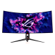 ASUS - 39" ROG Swift OLED PG39WCDM Curved Gaming Monitor, 240 Hz, 0.03 ms, UWQHD (3440x1440), G-SYNC, ROG Smart KVM, Type-C, Black