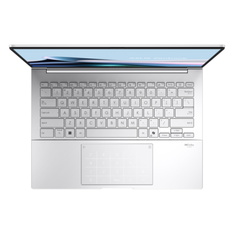 ASUS Zenbook 14 OLED (Intel Core Ultra 9-285H/ DDR5 16GB/ SSD 1TB/ 14" OLED 3K 120Hz/ Intel Arc Graphics/ Backlit/ NoOS/ RU) Silver