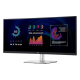 Dell - 34" P3424WE Curved Monitor, IPS, 100Hz, 8mc, WQHD (3440x1440), HDMI, DP, Type-C, USB-C Hub, Height, Silver, Black