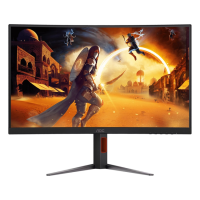 AOC - 27" C27G4Z Curved Gaming Monitor, VA, 0,3mc, 280Hz, FHD (1920x1080), HDMI+DP, Black