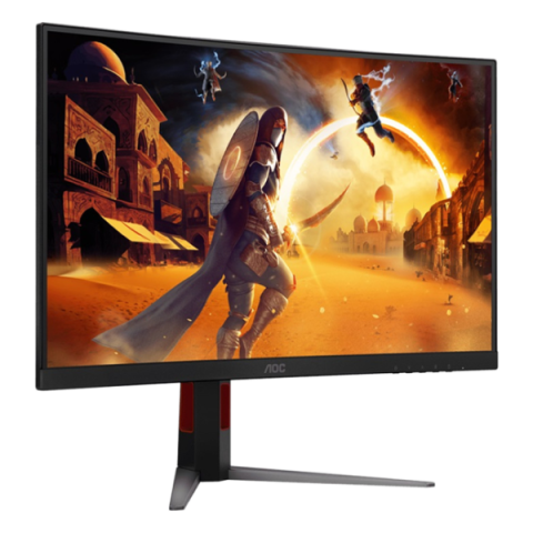 AOC - 27" C27G4Z Curved Gaming Monitor, VA, 0,3mc, 280Hz, FHD (1920x1080), HDMI+DP, Black