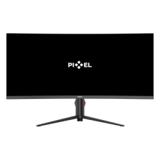 Pixel - 34" PXG34WQC Gaming Curved Monitor, VA, 200Hz, 1mc, QHD (2560*1440), HAS, HDMI, Display port, Speakers