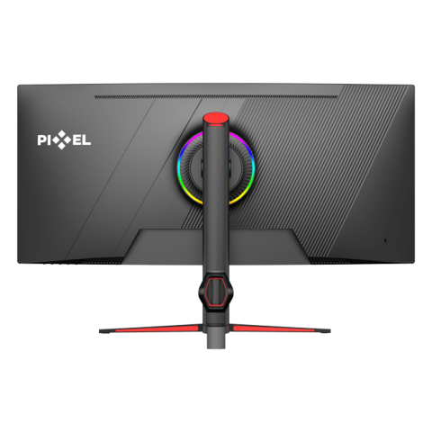 Pixel - 34" PXG34WQC Gaming Curved Monitor, VA, 200Hz, 1mc, QHD (2560*1440), HAS, HDMI, Display port, Speakers