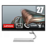 Lenovo - 27" Q27q-20 Monitor, IPS, 75Hz, 4mc, QHD (2560x1440), HDMI, Display Port