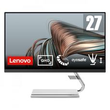 Lenovo - 27" Q27q-20 Monitor, IPS, 75Hz, 4mc, QHD (2560x1440), HDMI, Display Port