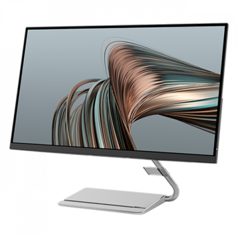 Lenovo - 27" Q27q-20 Monitor, IPS, 75Hz, 4mc, QHD (2560x1440), HDMI, Display Port