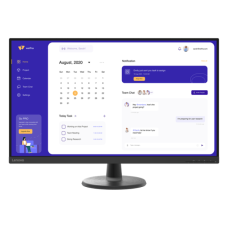 Lenovo - 32" D32-45 Monitor, VA, 60Hz, 4mc, FHD(1920x1080), HDMI, Black