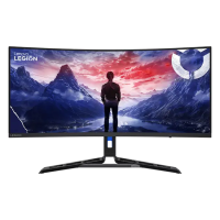 Lenovo - 34" Legion R34w-30 Gaming Monitor, VA, 0.5mc,180Hz, WQHD (3440x1440), HDMI+DP, Raven Black