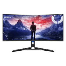 Lenovo - 34" Legion R34w-30 Gaming Monitor, VA, 0.5mc,180Hz, WQHD (3440x1440), HDMI+DP, Raven Black