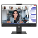 Lenovo - 27" ThinkVision T27QD-4v, IPS WLED, 120Hz, 4mc, QHD (2560x1440) 2K, HDMI+DP+TypeC, Tilt, Swivel, Pivot, HAS, Webcam, Audio Eclipse Black