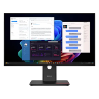 Lenovo - 27" ThinkVision T27UD-40, IPS WLED, 60Hz, 4mc, UHD (3840x2160) 4K, HDMI+DP+TypeC, Tilt, Swivel, Pivot, HAS, Eclipse Black