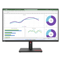 Lenovo - 32" ThinkVision T32H-30, IPS WLED, 60Hz, 4mc, QHD (2560x1440) 2K, HDMI+DP+TypeC, Tilt, Swivel, Pivot, HAS, Eclipse Black