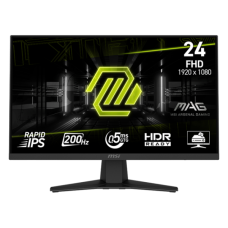 MSI - 24" MAG 244F Gaming Monitor, IPS, 0,5mc, 200hz, FHD (1920x1080), HDMI+DP, Black