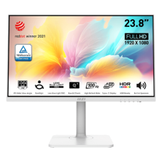 MSI - 24" Modern MD2412PW Monitor, IPS, 1mc, 100hz, FHD (1920x1080), HDMI+TypeC, White