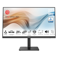 MSI - 27" Modern MD272XP Monitor, IPS, 1mc, 100hz, FHD (1920x1080), HDMI+DP+TypeC, KVM, HAS, Black