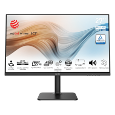 MSI - 27" Modern MD272XP Monitor, IPS, 1mc, 100hz, FHD (1920x1080), HDMI+DP+TypeC, KVM, HAS, Black
