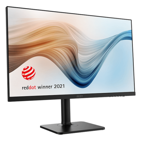 MSI - 27" Modern MD272XP Monitor, IPS, 1mc, 100hz, FHD (1920x1080), HDMI+DP+TypeC, KVM, HAS, Black