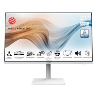MSI - 27" Modern MD272XPW Monitor, IPS, 1mc, 100hz, FHD (1920x1080), HDMI+DP+TypeC, KVM, HAS, White