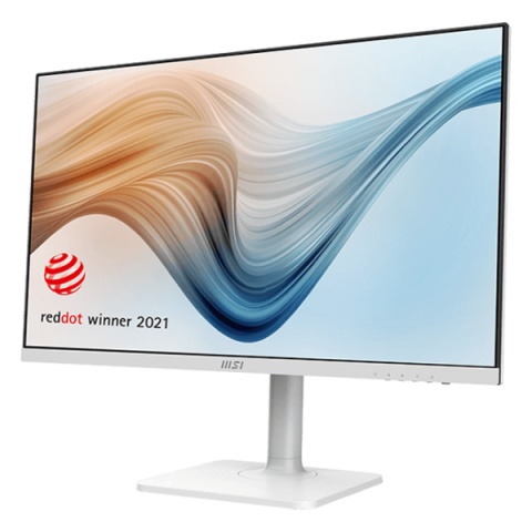 MSI - 27" Modern MD272XPW Monitor, IPS, 1mc, 100hz, FHD (1920x1080), HDMI+DP+TypeC, KVM, HAS, White