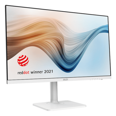 MSI - 27" Modern MD272XPW Monitor, IPS, 1mc, 100hz, FHD (1920x1080), HDMI+DP+TypeC, KVM, HAS, White