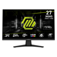 MSI - 27" MAG 274F Gaming Monitor, IPS, 0,5mc, 200hz, FHD (1920x1080), HDMI+DP, Black