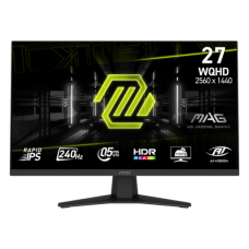 MSI - 27" MAG 274F Gaming Monitor, IPS, 0,5mc, 200hz, FHD (1920x1080), HDMI+DP, Black