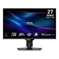 MSI - 27" MAG 274QPF X30MV Gaming Monitor, VA, 1mc, 300hz, WQHD (2560x1440), HDMI+DP, HAS, Black