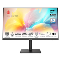 MSI - 27" Modern MD272QXP Monitor, IPS, 4mc, 100hz, WQHD (2560x1440), HDMI+DP+TypeC, HAS, Black