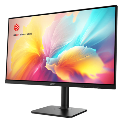 MSI - 27" Modern MD272QXP Monitor, IPS, 4mc, 100hz, WQHD (2560x1440), HDMI+DP+TypeC, HAS, Black