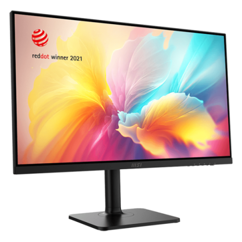 MSI - 27" Modern MD272QXP Monitor, IPS, 4mc, 100hz, WQHD (2560x1440), HDMI+DP+TypeC, HAS, Black