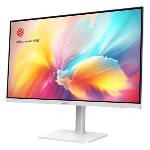 MSI - 27" Modern MD272QXPW Monitor, IPS, 4mc, 100hz, WQHD (2560x1440), HDMI+DP+TypeC, HAS, White