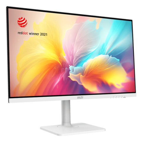 MSI - 27" Modern MD272QXPW Monitor, IPS, 4mc, 100hz, WQHD (2560x1440), HDMI+DP+TypeC, HAS, White