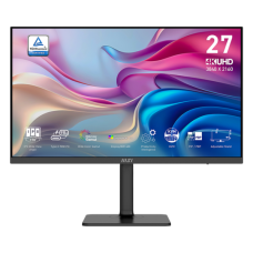 MSI - 27" Modern MD272UPHG 4K Monitor, IPS, 4mc, 60Hz, UHD (3840x2160), HDMI+DP+TypeC, KVM, HAS, Black
