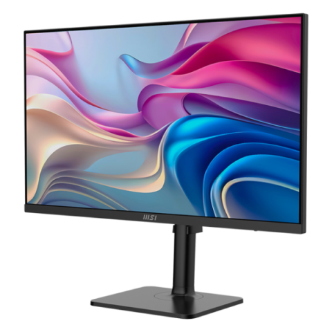 MSI - 27" Modern MD272UPHG 4K Monitor, IPS, 4mc, 60Hz, UHD (3840x2160), HDMI+DP+TypeC, KVM, HAS, Black