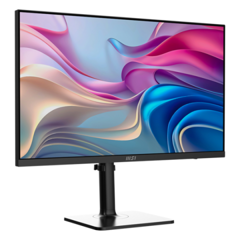 MSI - 27" Modern MD272UPHG 4K Monitor, IPS, 4mc, 60Hz, UHD (3840x2160), HDMI+DP+TypeC, KVM, HAS, Black
