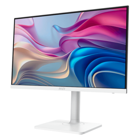 MSI - 27" Modern MD272UPHW 4K Monitor, IPS, 4mc, 60Hz, UHD (3840x2160), HDMI+DP+TypeC, KVM, HAS, White