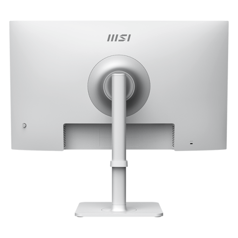 MSI - 27" Modern MD272UPHW 4K Monitor, IPS, 4mc, 60Hz, UHD (3840x2160), HDMI+DP+TypeC, KVM, HAS, White