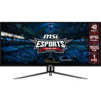 MSI - 40" MAG401QR Gaming Monitor, IPS, 1mc, 155hz, UWQHD (3440x1440), HDMI+DP+TypeC, Black