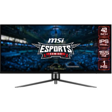 MSI - 40" MAG401QR Gaming Monitor, IPS, 1mc, 155hz, UWQHD (3440x1440), HDMI+DP+TypeC, Black
