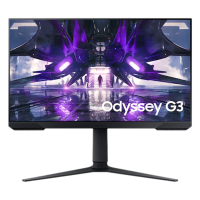 Samsung - 24" LS24AG320NEXXS Odyssey G3 Gaming Monitor, VA, 165Hz, 1mc, FHD (1920x1080), Height Adjustable, Pivot,HDMI, DP, Black