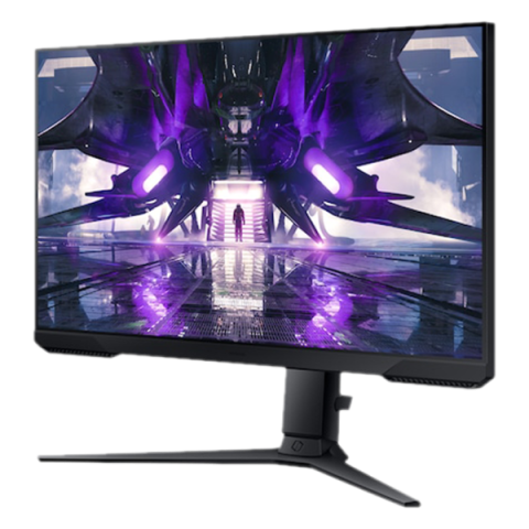 Samsung - 24" LS24AG320NEXXS Odyssey G3 Gaming Monitor, VA, 165Hz, 1mc, FHD (1920x1080), Height Adjustable, Pivot,HDMI, DP, Black